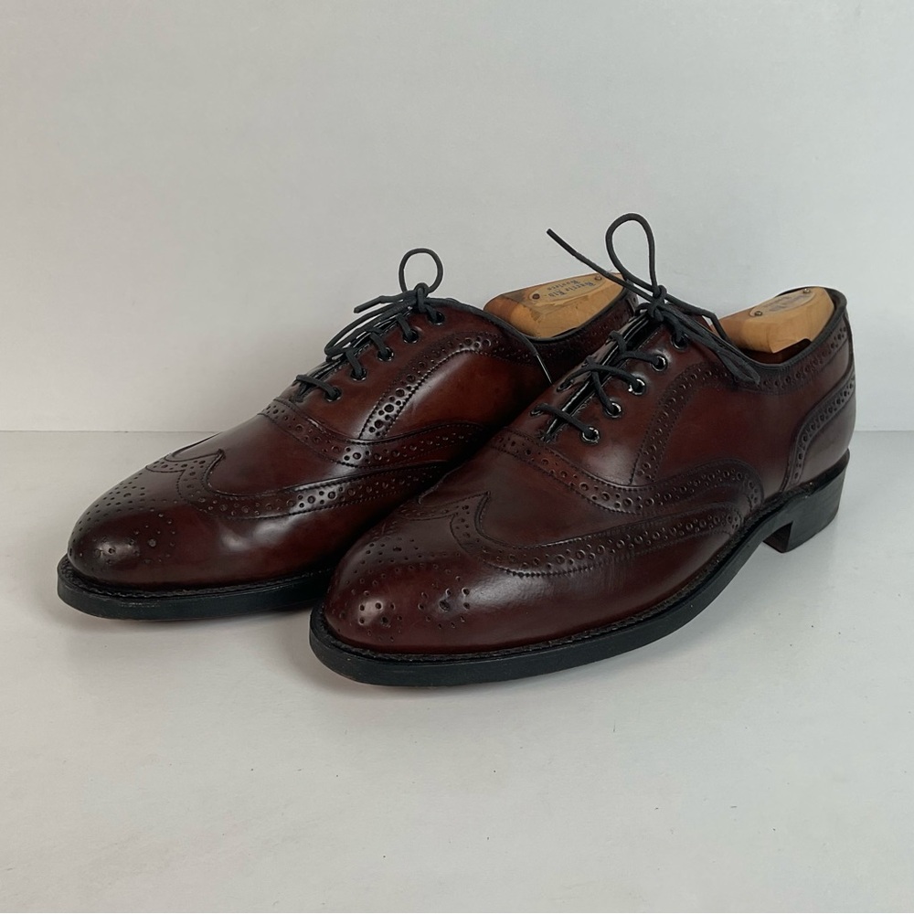 Vintage Barrie Balmoral Saddle Shoes | Genuine Shell Cordovan | Men’s 7.5 E